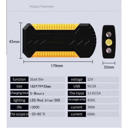 300A Peak Car Jump Starter Power Bank Battery - Toytexx 300A Peak Car Jump Starter Power Bank Battery - Toytexx